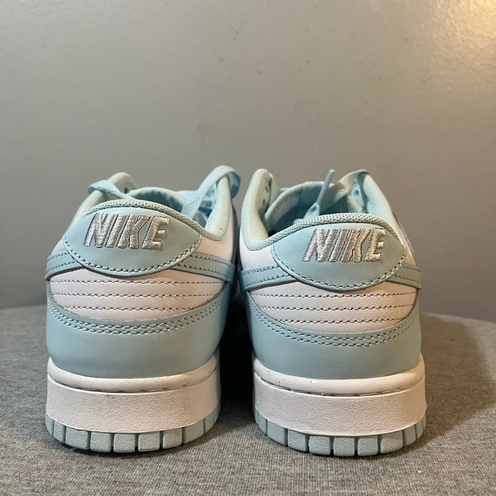 Nike Dunk Low Retro White Glacier Blue Sneaker Men's Shoe Size 10 DV0833 104 - Picture 5 of 11